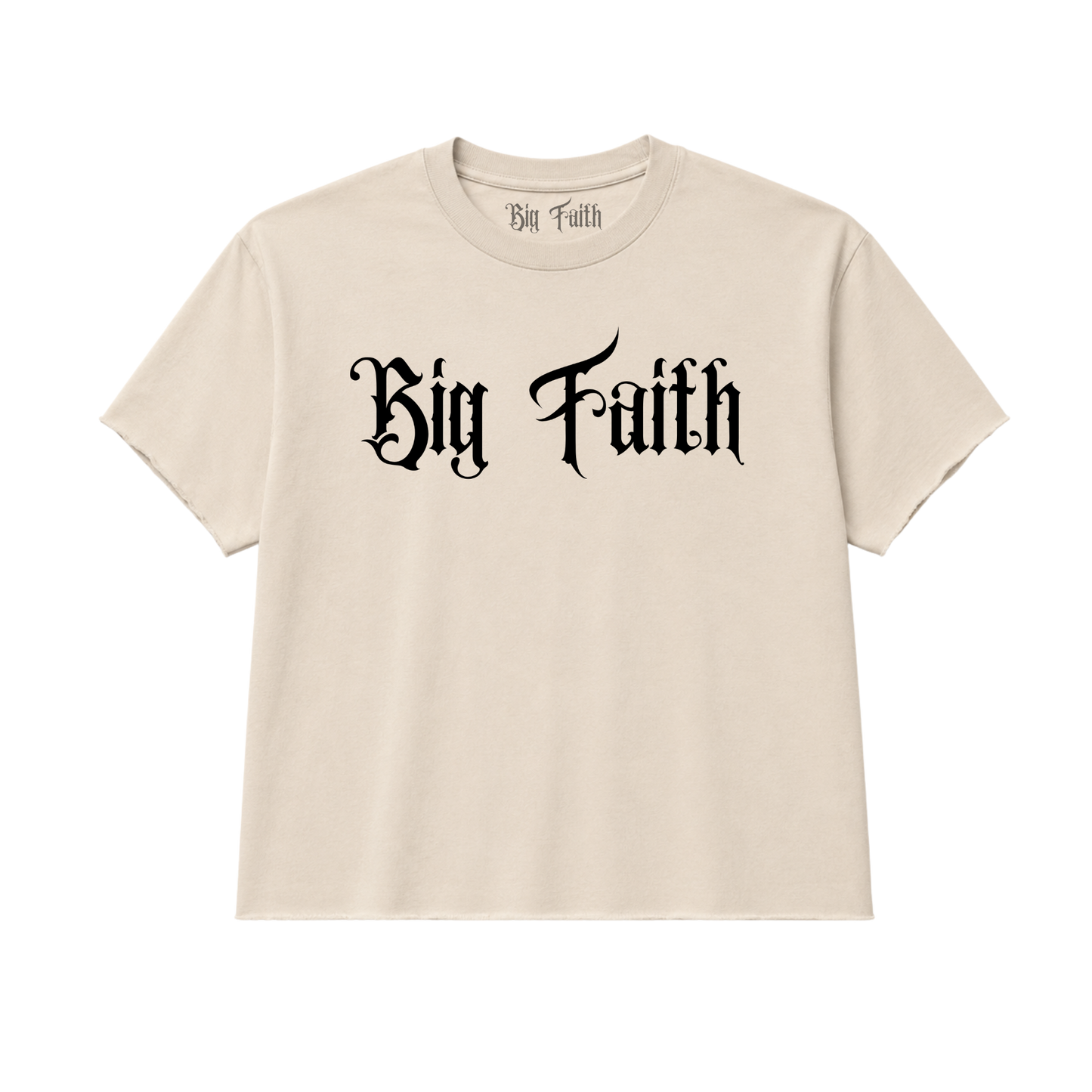 Big Faith Tee “Blessed beige”