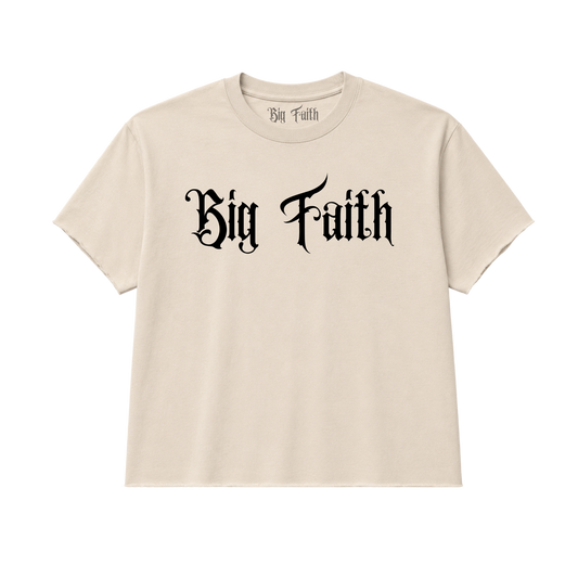 Big Faith Tee “Blessed beige”