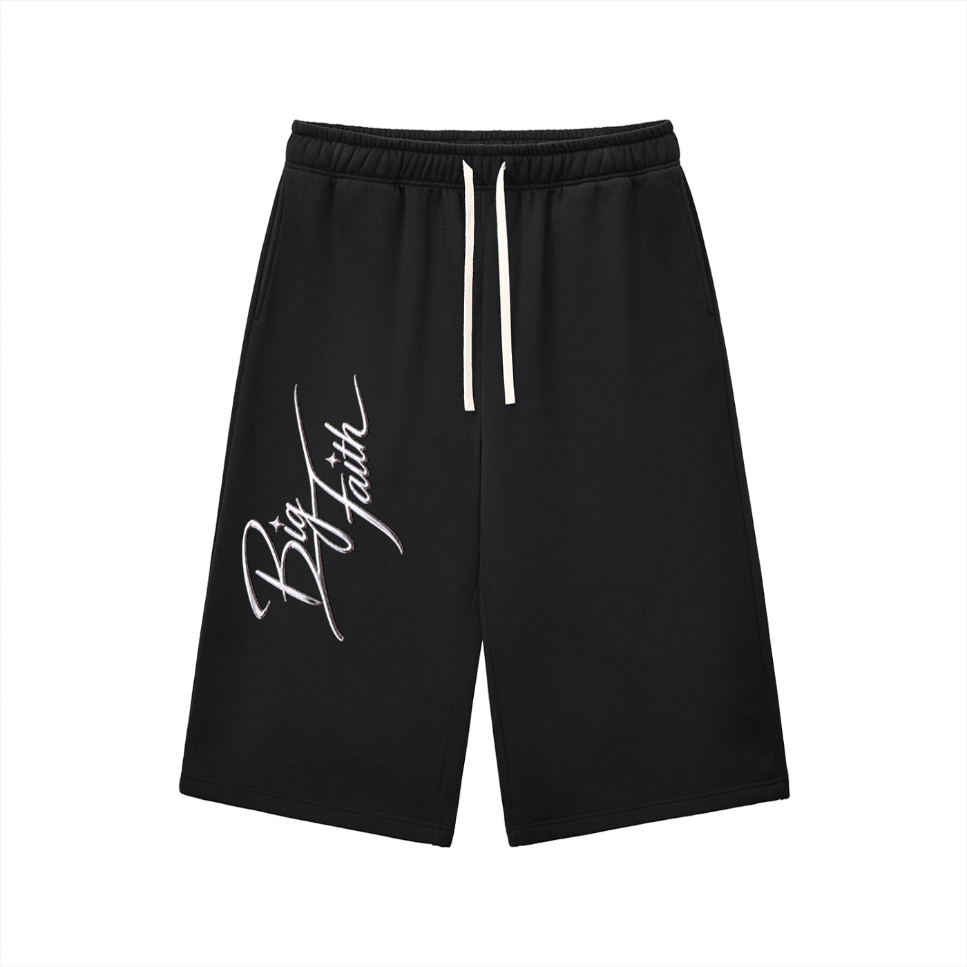 'Chrome' Three-quarter Shorts
